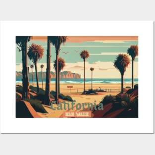 California - Beach Paradise Posters and Art